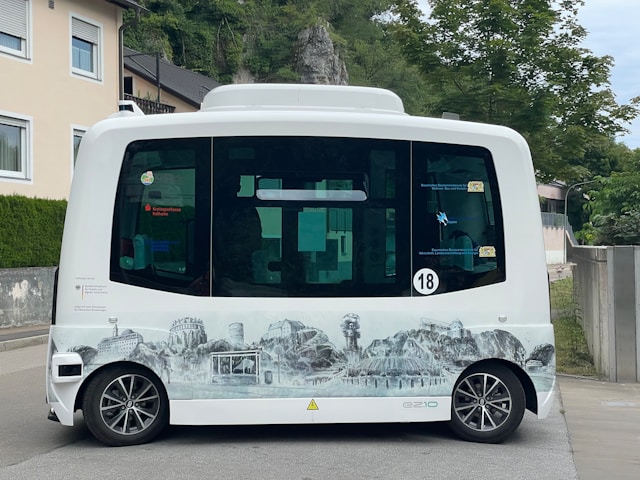 Autonomous driving bus in Bavaria